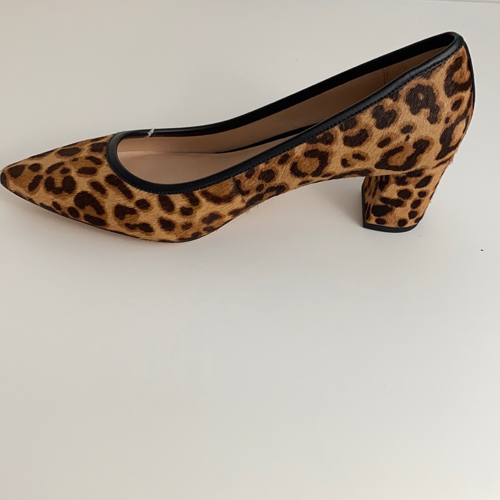 New Kate Spade Menorca Pump Leopard Calf Hair